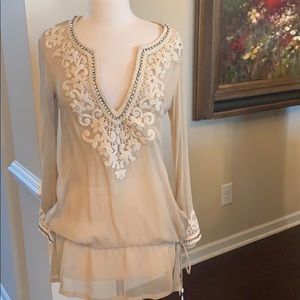 Stunning Embellished top or coverup by Kareena’s